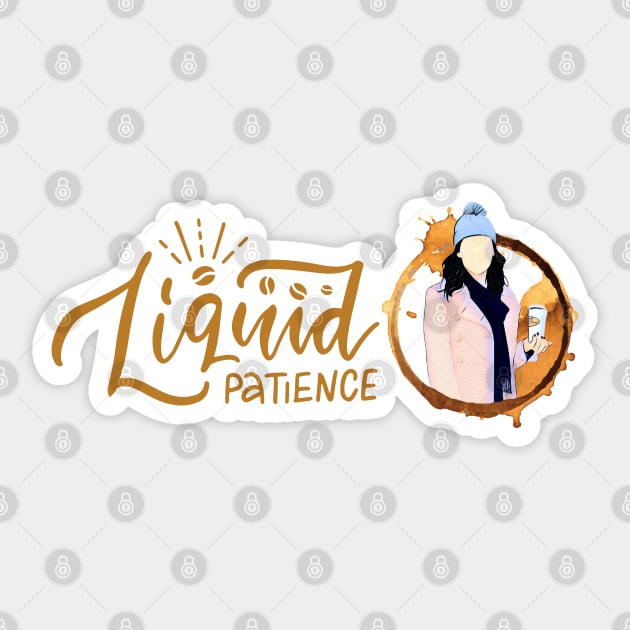 Liquid Patience - Gilmore Sticker by Fenay-Designs